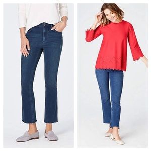 NWT J. Jill kick flare ankle jean